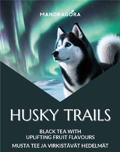 Husky Trails – musta tee, 50 g