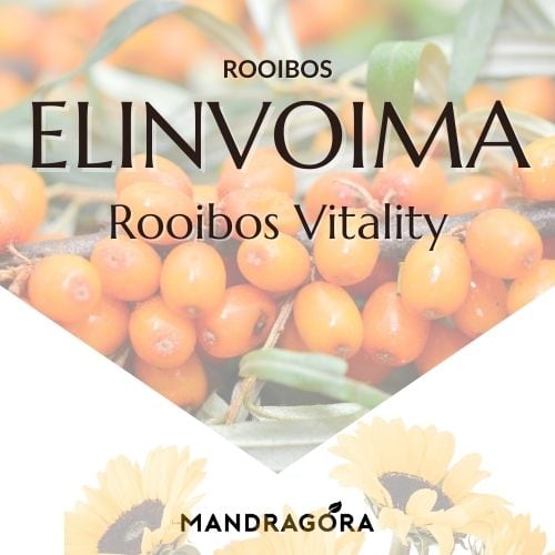 Rooibos Elinvoima - rooibos - rooibos tee - irtotee - tee ilman kofeiinia - Mandragora