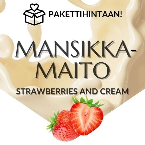 Mansikkamaito - mansikkatee - PAKETTI - Mandragora