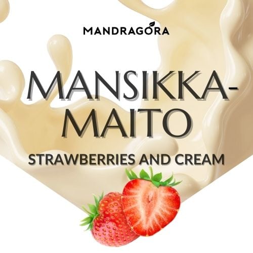 Mansikkamaito - mansikkatee - musta tee - teekauppa - laadukas tee - paras tee - irtotee - Mandragora