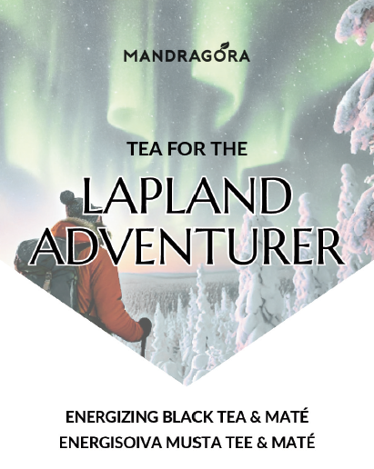 Lapland Adventurer – musta tee (pu-erh) ja maté, 50 g