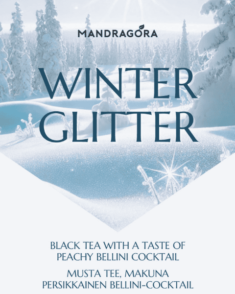 Winter Glitter – musta tee  50 g