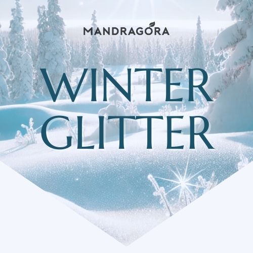 Winter glitter - musta tee - bellini tee - juhlatee - irtotee - Mandragora